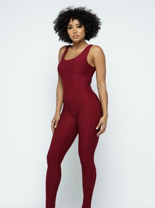 Amirianna Jumpsuit- Burgundy
