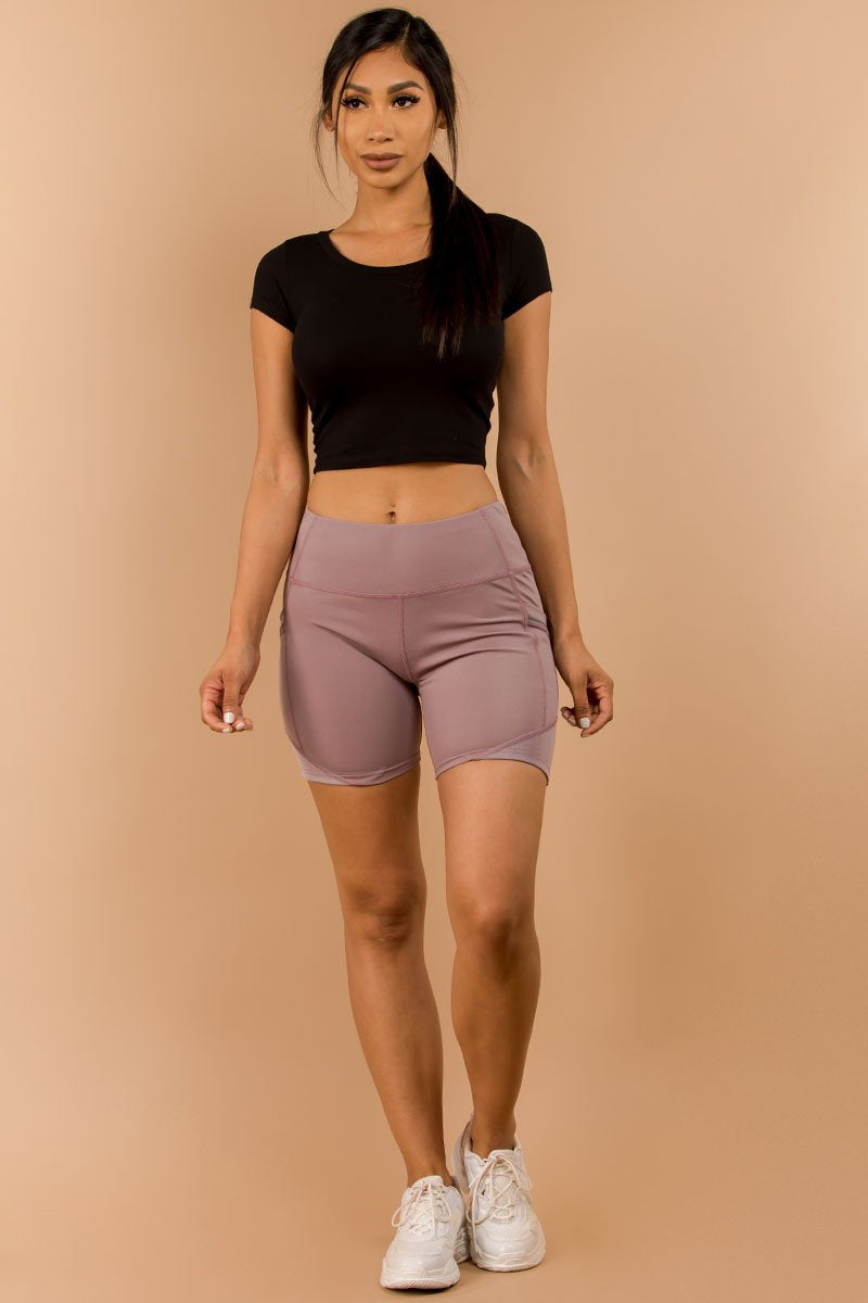 Shining Shorts- mauve