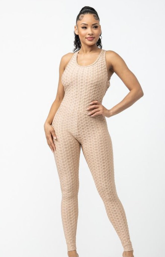 Amirianna Jumpsuit- Latte