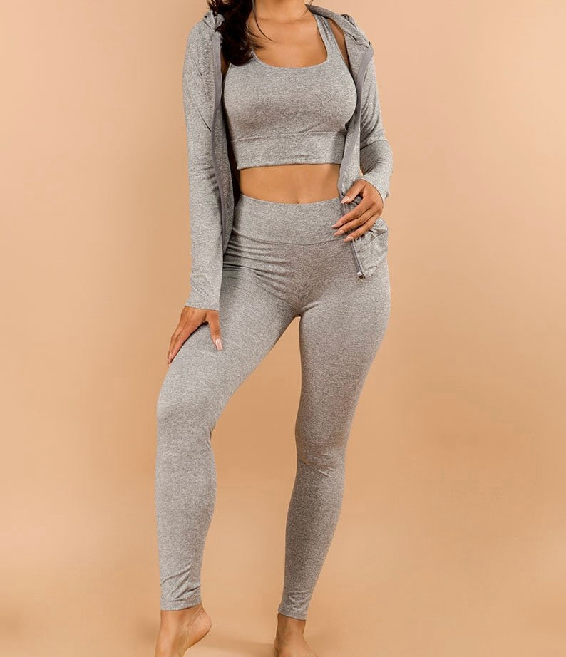 Heather Gray 3-Piece Set