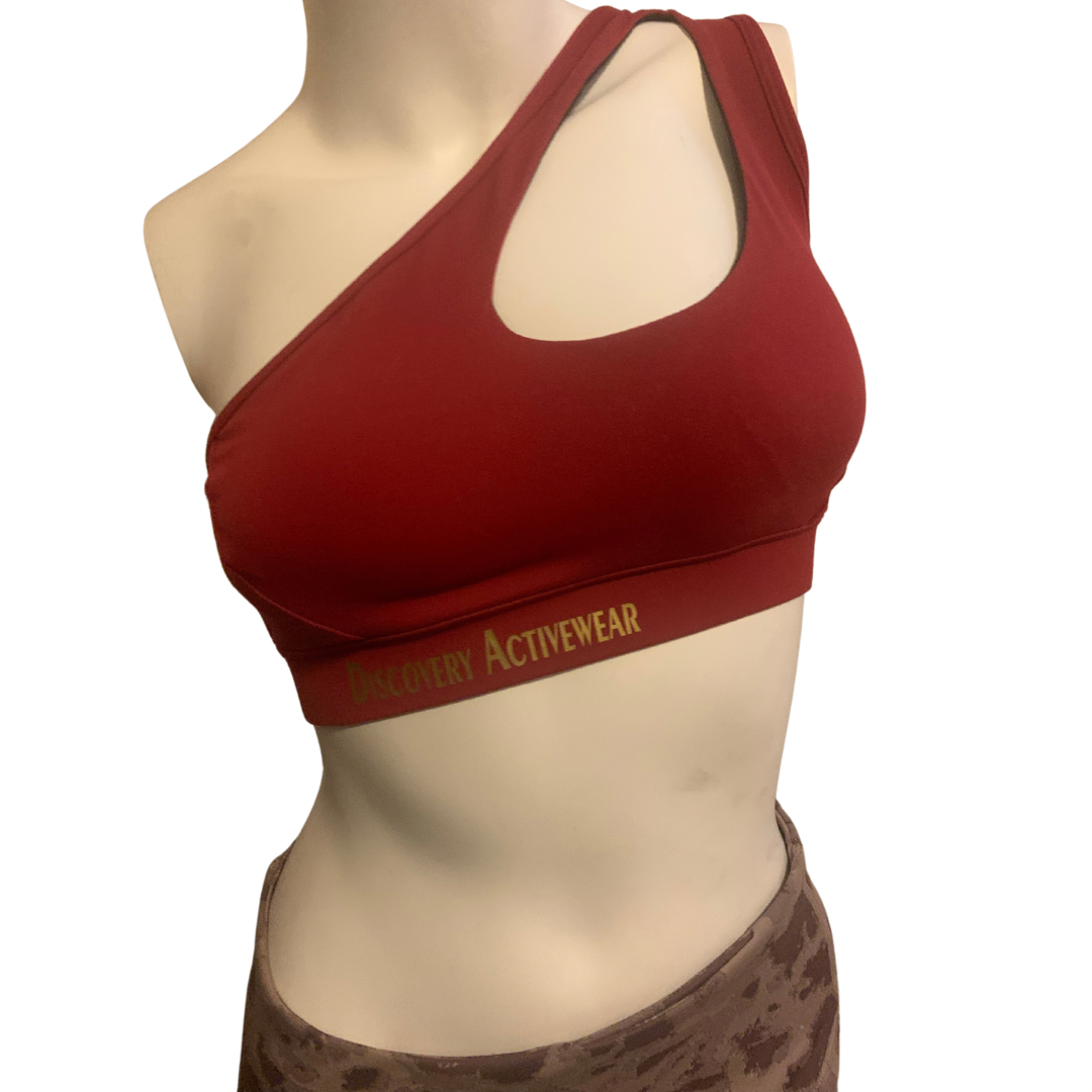 Cut it out Bra- Burgundy & Gold